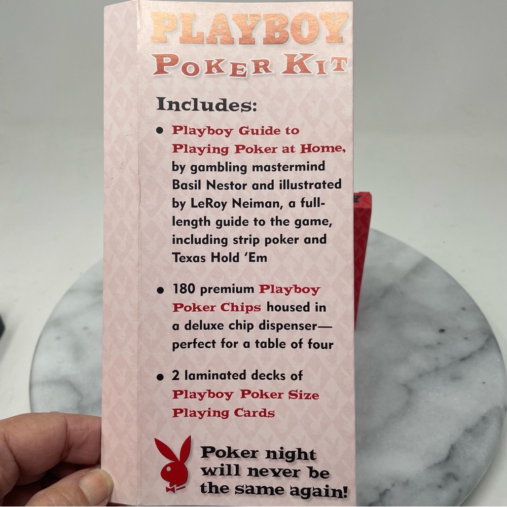 PLAYBOY Boxed Poker Kit - Picture 10 of 11